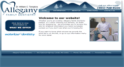 Desktop Screenshot of alleganyfamilydentistry.com